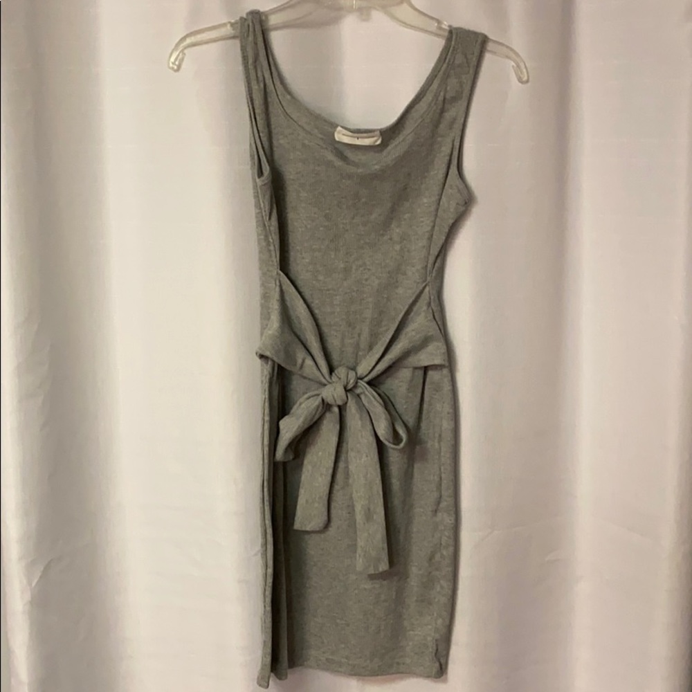 Front tie dress